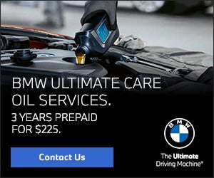BMW Ultimate Care Oil Service