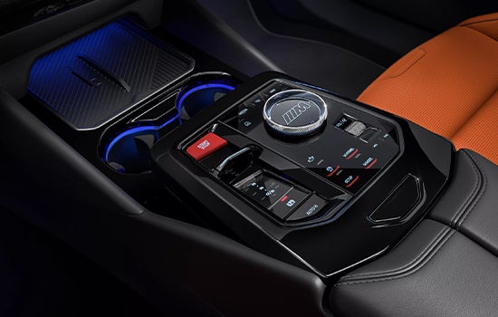 The M-specific center console. | BMW of Dayton in Dayton OH
