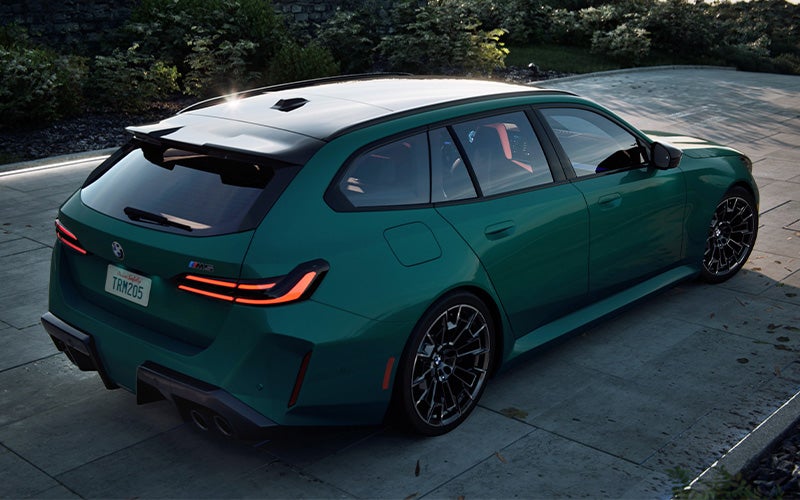 The sky lounge panoramic roof of the M5 Touring. | BMW of Dayton in Dayton OH