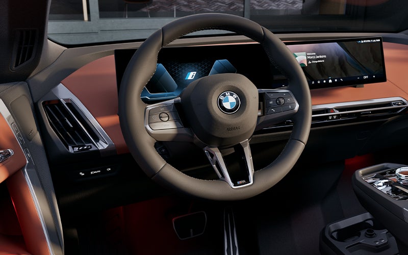 The BMW iX steering wheel. | BMW of Dayton in Dayton OH