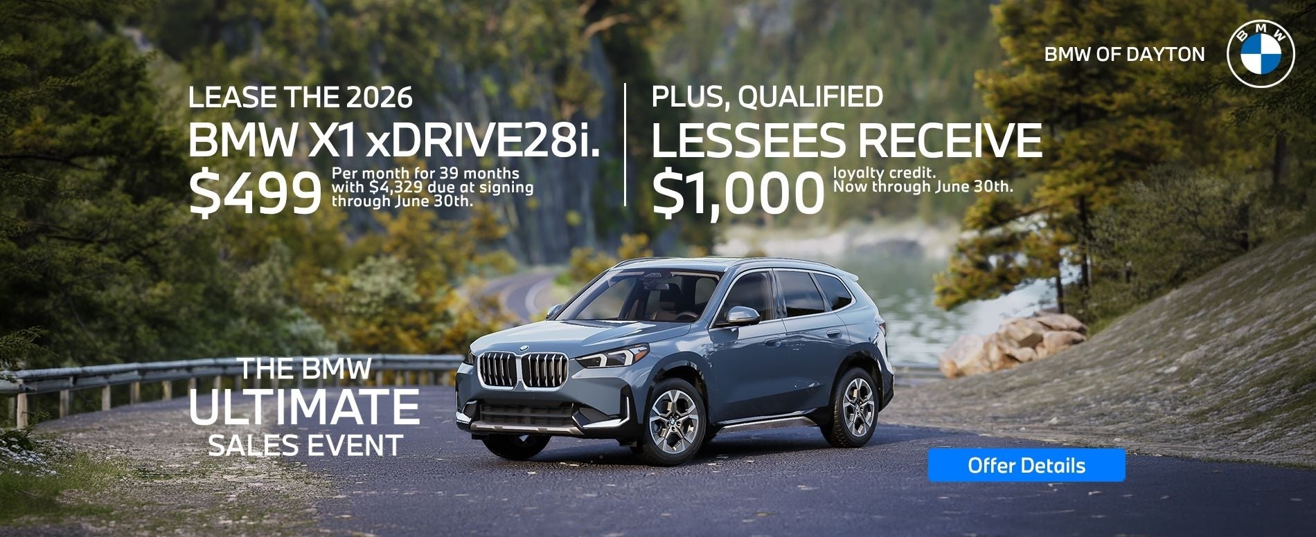 2026 BMW X1 Specials