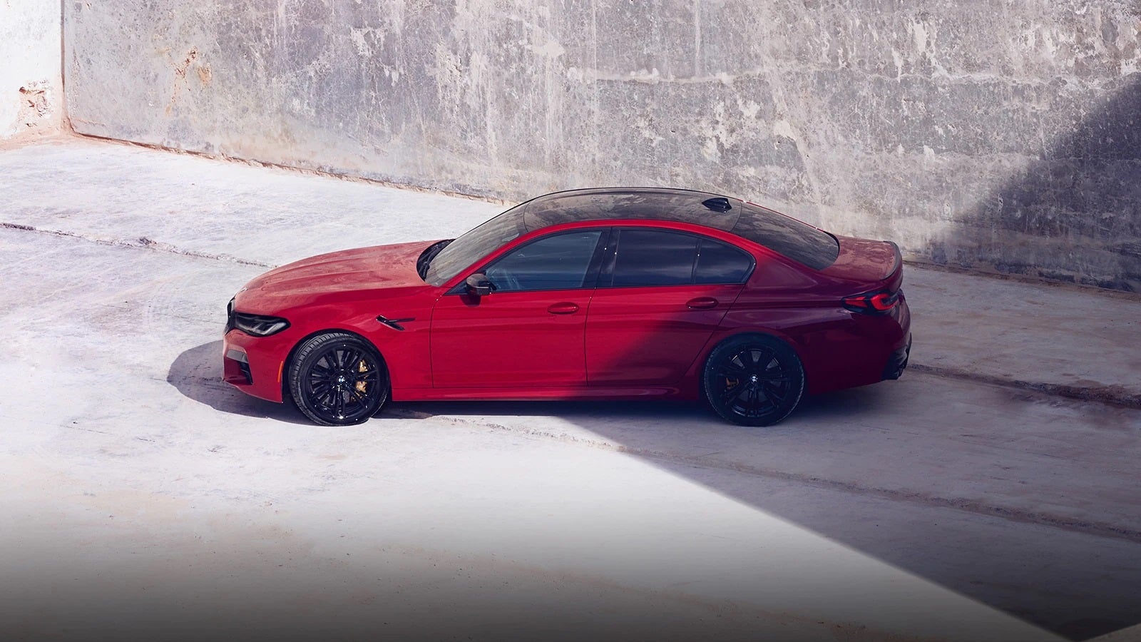 Red BMW M5