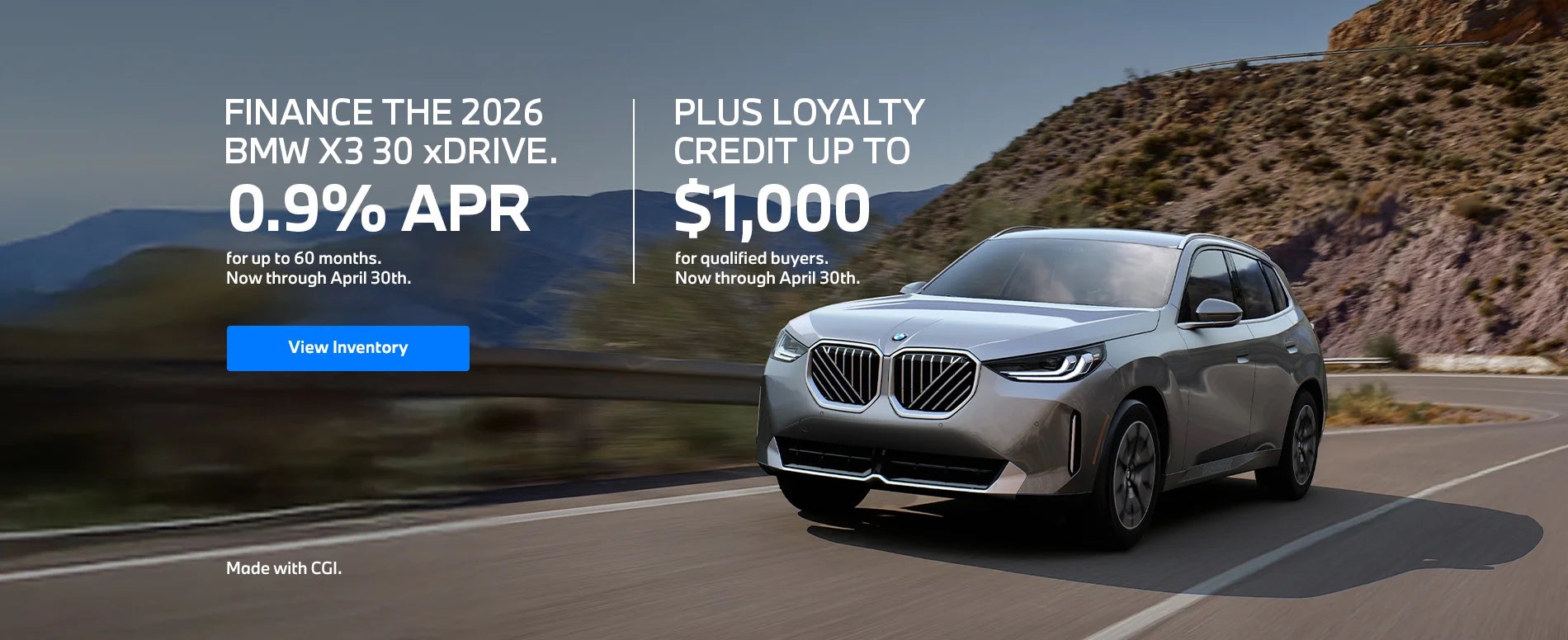 2026 BMW X3 30 xDRIVE